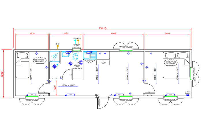 44x12 Double Bedroom Housing Unit1 thumbnail44x12 Double Bedroom Housing Unit1 thumbnail