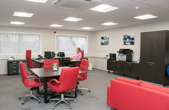 Container Office interior