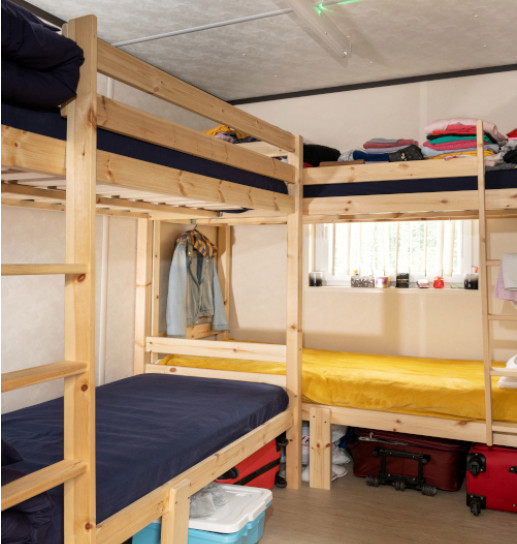 farm worker container accomodation bedroom