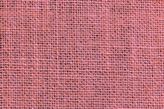 Example of red hessian wall covering for container home interior