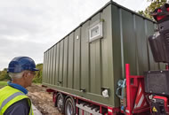 Installing a container home/3.