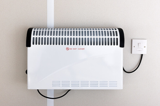 Wall mounted heater